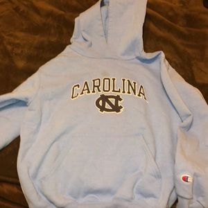 light blue carolina sweatshirt
